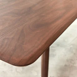 Table de repas rectangulaire extensible en bois - bois foncé (8 à 10 places)