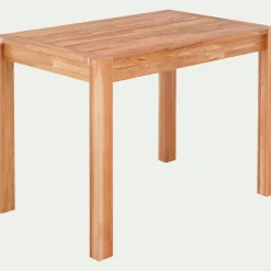 Table haute en chêne blanc - bois clair (4 places)