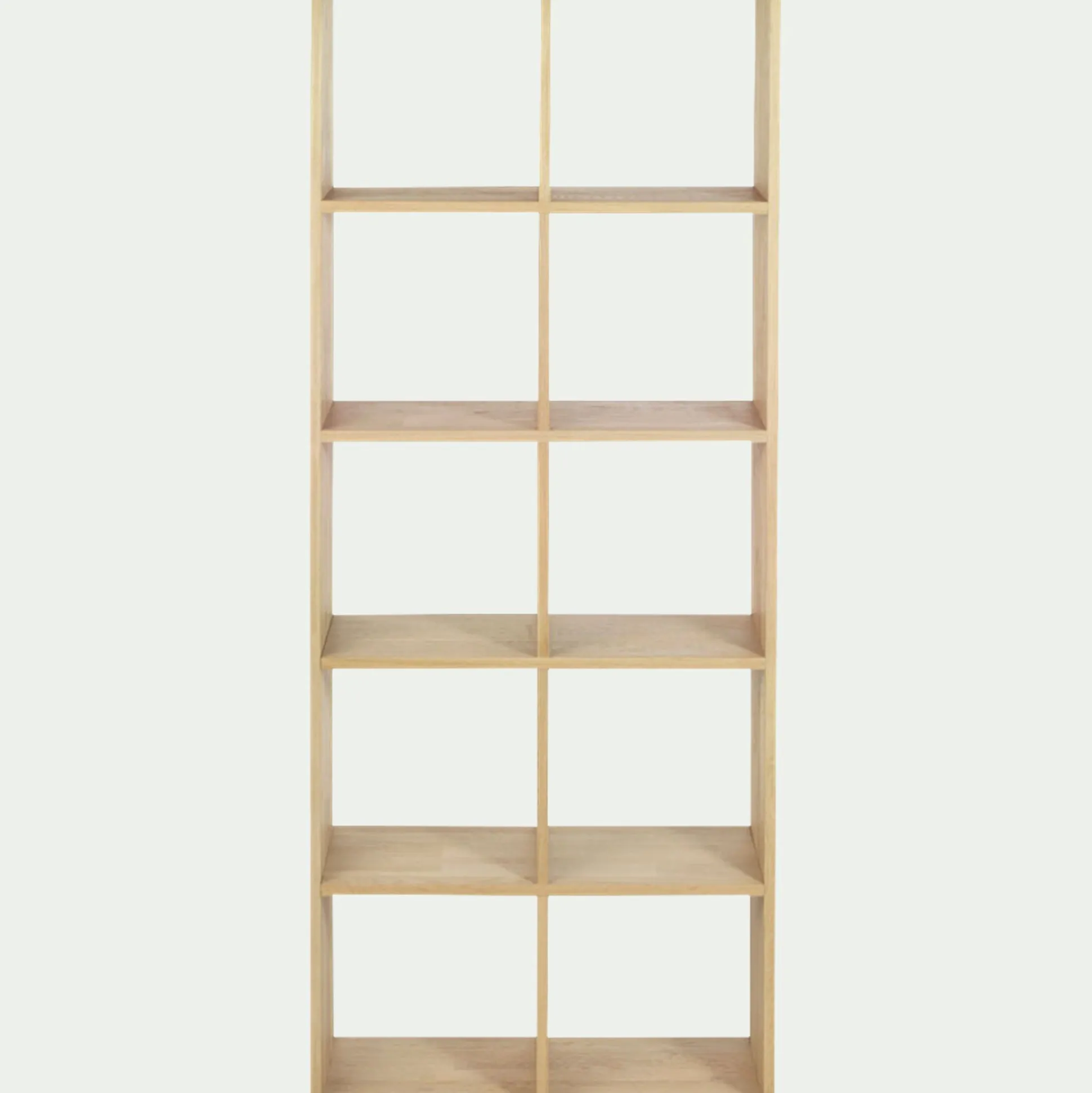 Étagère 10 cases en chêne