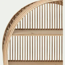Étagère déco en bambou D60cm - naturel