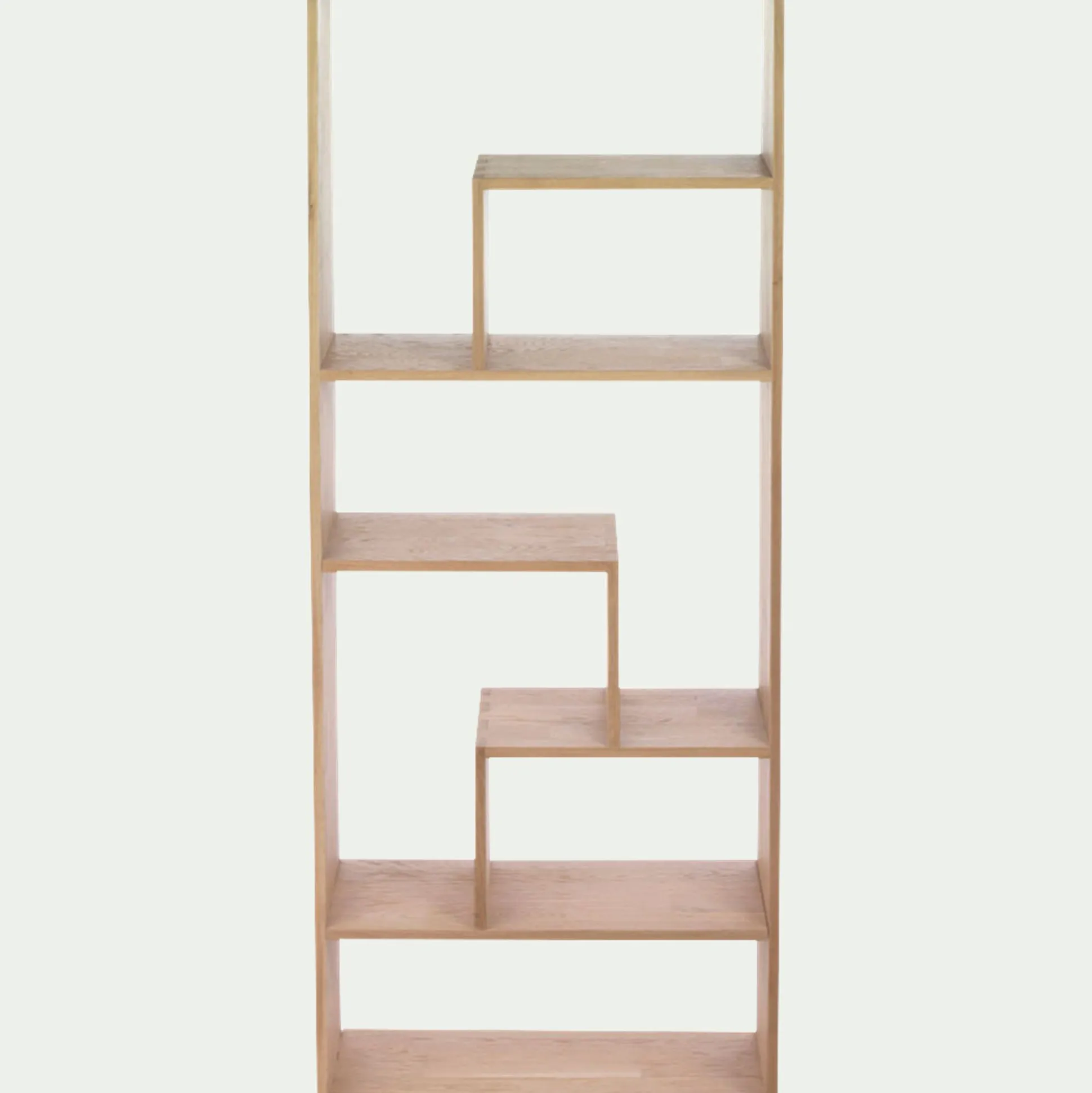 Étagère en chêne forme destructurée - bois clair