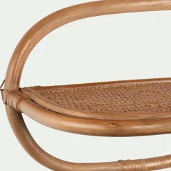 Étagère murale décorative en rotin - naturel L40xH23cm