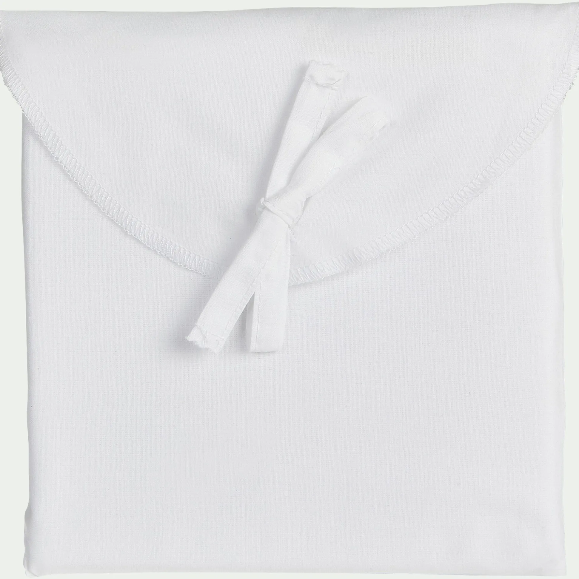 Taie d'oreiller enfant en coton 65x65cm - blanc