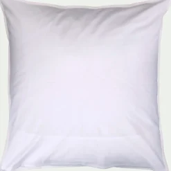 Taie d'oreiller enfant imprimé renard en coton 63x63cm - orange