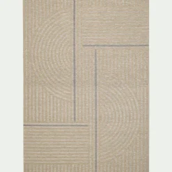 Tapis à motif contemporain 200x290cm - beige
