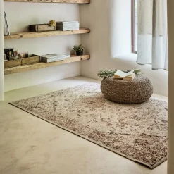 Tapis à motif oriental 120x170cm - marron