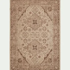 Tapis à motif oriental 120x170cm - marron
