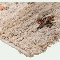 Tapis à motifs berbères 133x190cm - blanc écru