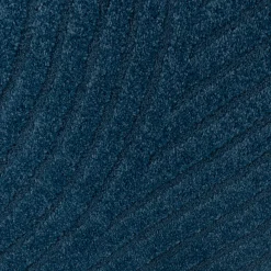 Tapis à motifs circulaires 200x290cm - bleu ceou