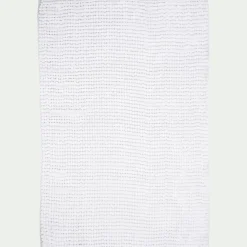 Tapis de bain antidérapant 50x80cm - blanc ventoux