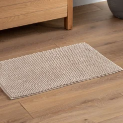 Tapis de bain antidérapant 50x80cm - beige roucas