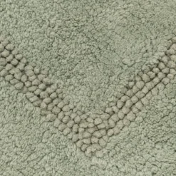 Tapis de bain en coton 50x80cm - vert olivier