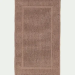 Tapis de bain jacquard en coton 60x100cm - rose simos