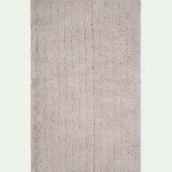 Tapis de bain rectangulaire grand modèle - beige alpilles 100x60cm