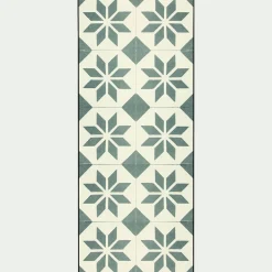 Tapis de cuisine carreaux de ciment en vinyle 50x120cm