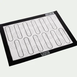 Tapis de cuisson en silicone spécial macarons & éclairs 40x30cm - transparent