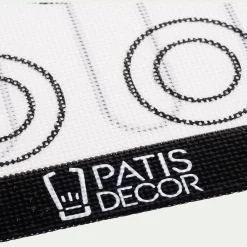 Tapis de cuisson en silicone spécial macarons & éclairs 40x30cm - transparent