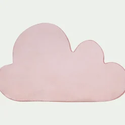Tapis forme nuage rose