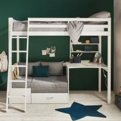 Tapis forme étoile bleu