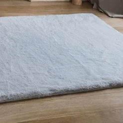 Tapis imitation fourrure - gris 120x160cm