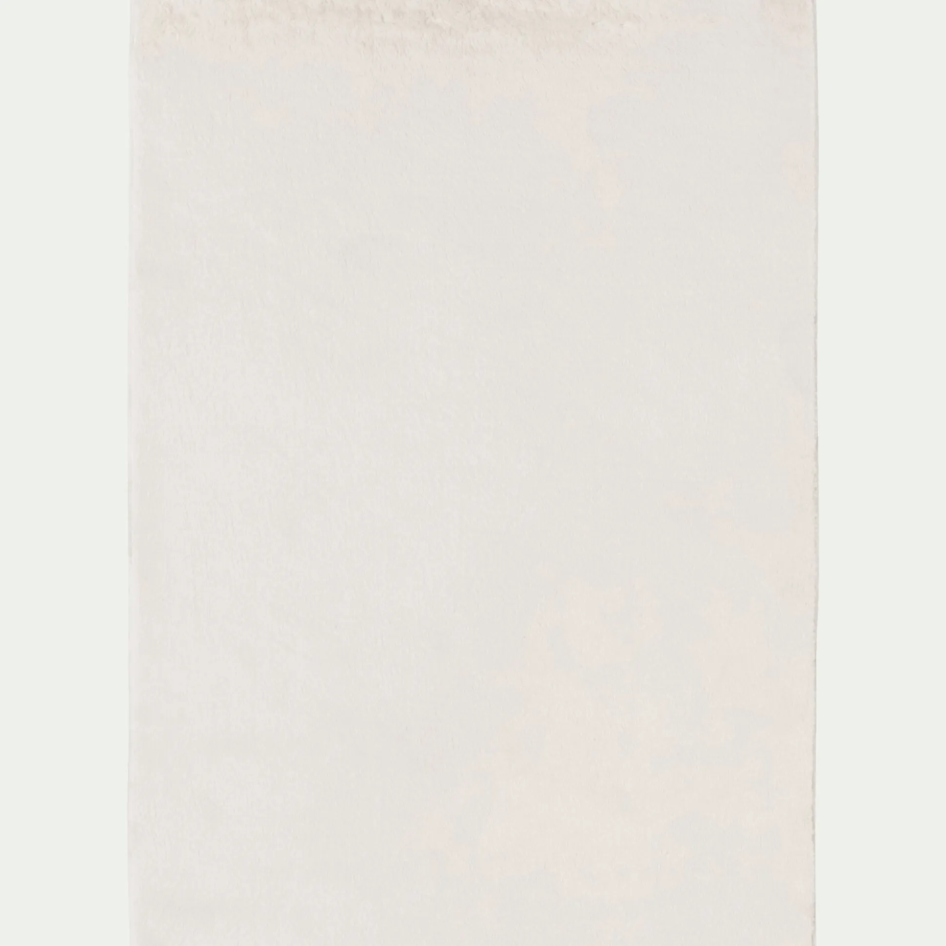 Tapis imitation fourrure - blanc ventoux 150x200cm