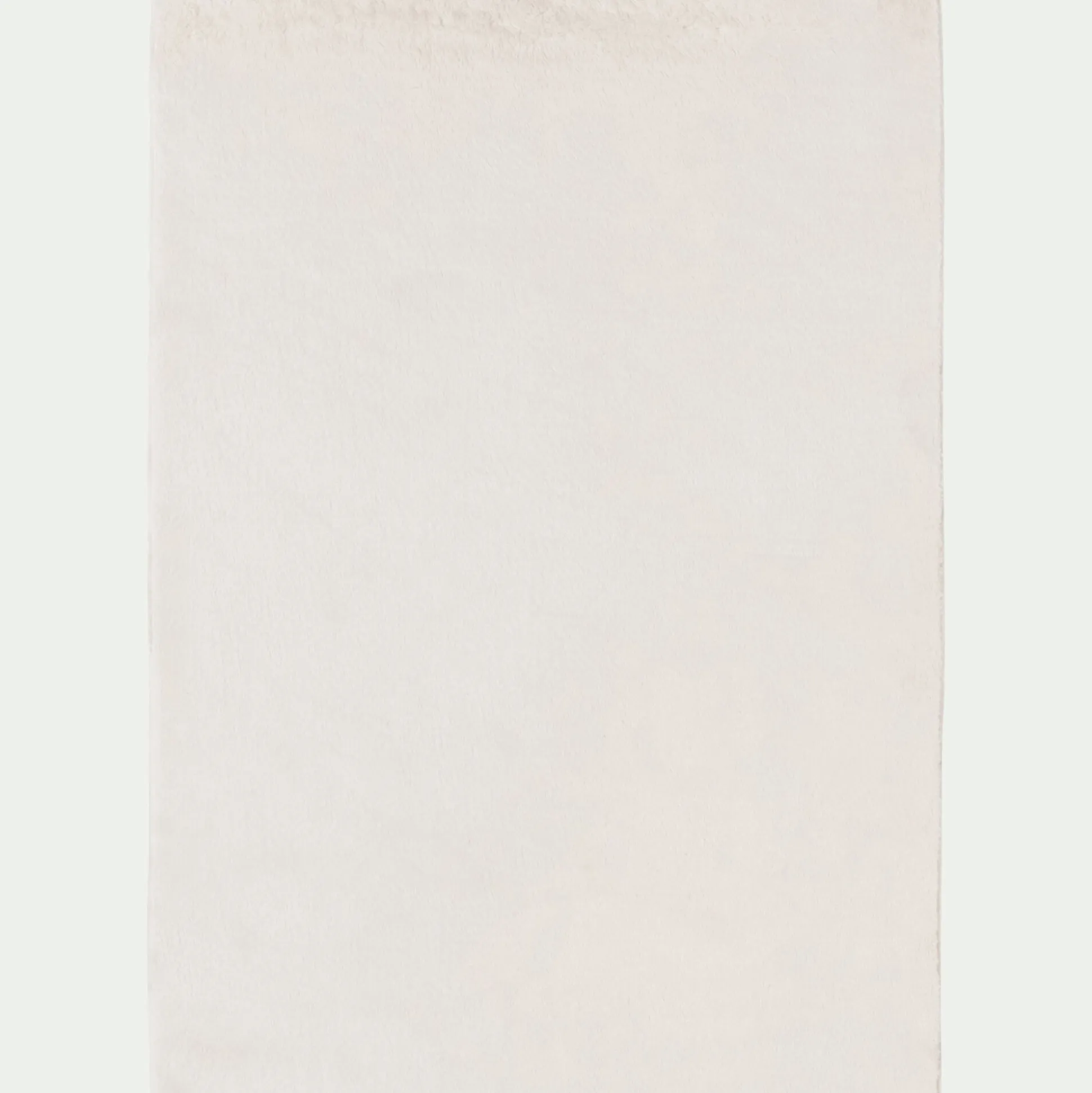 Tapis imitation fourrure - blanc ventoux 150x200cm