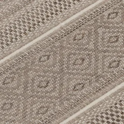 Tapis intérieur et extérieur à motifs - marron 120x170cm