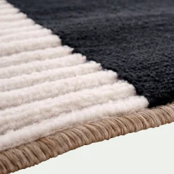 Tapis intérieur et extérieur à motifs géométriques - beige 120x170cm