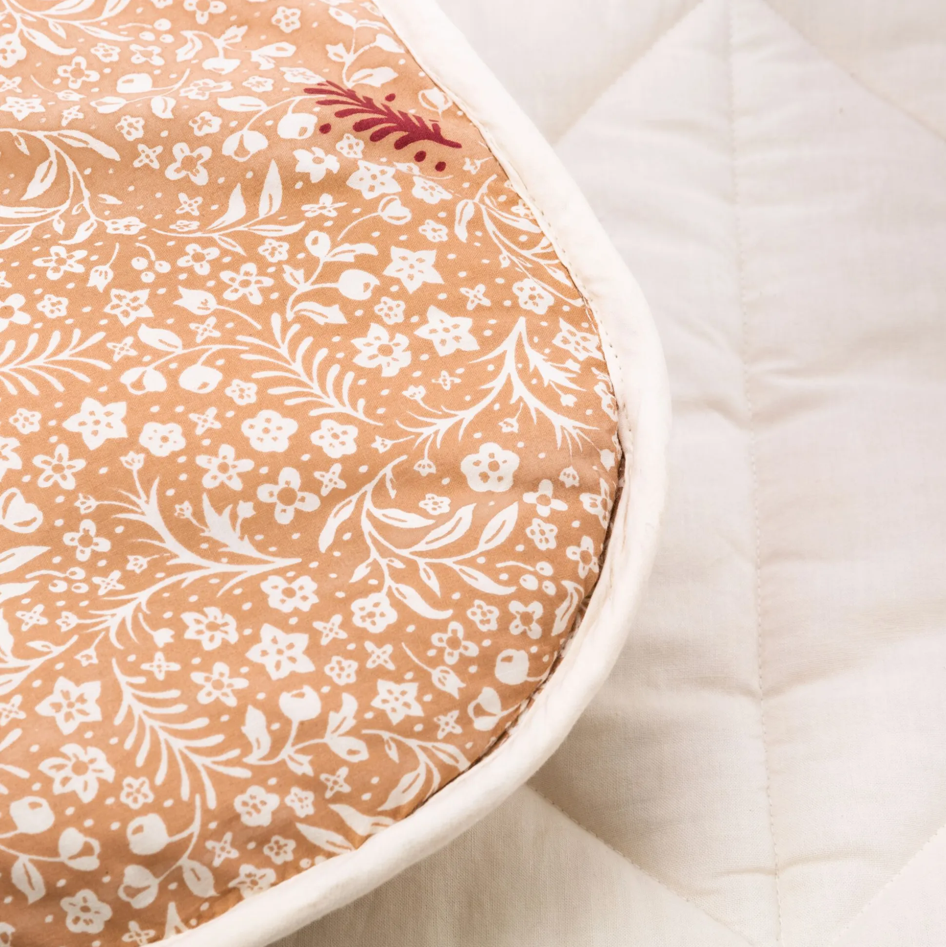 Tapis pour tipi 100x100cm - rose argile