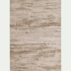 Tapis shaggy à motifs 120x170cm - beige