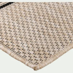 Tapis tissé intérieur extérieur 160x230cm - beige