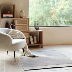 Tapis tissé intérieur extérieur 160x230cm - beige