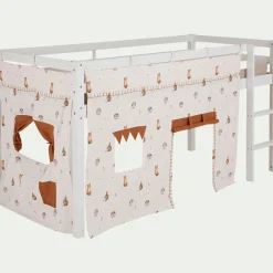 Tente de lit en coton l152xh106cm - blanc