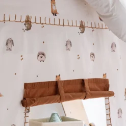 Tente de lit en coton l152xh106cm - blanc