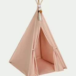 Tipi pour enfant - rose sable