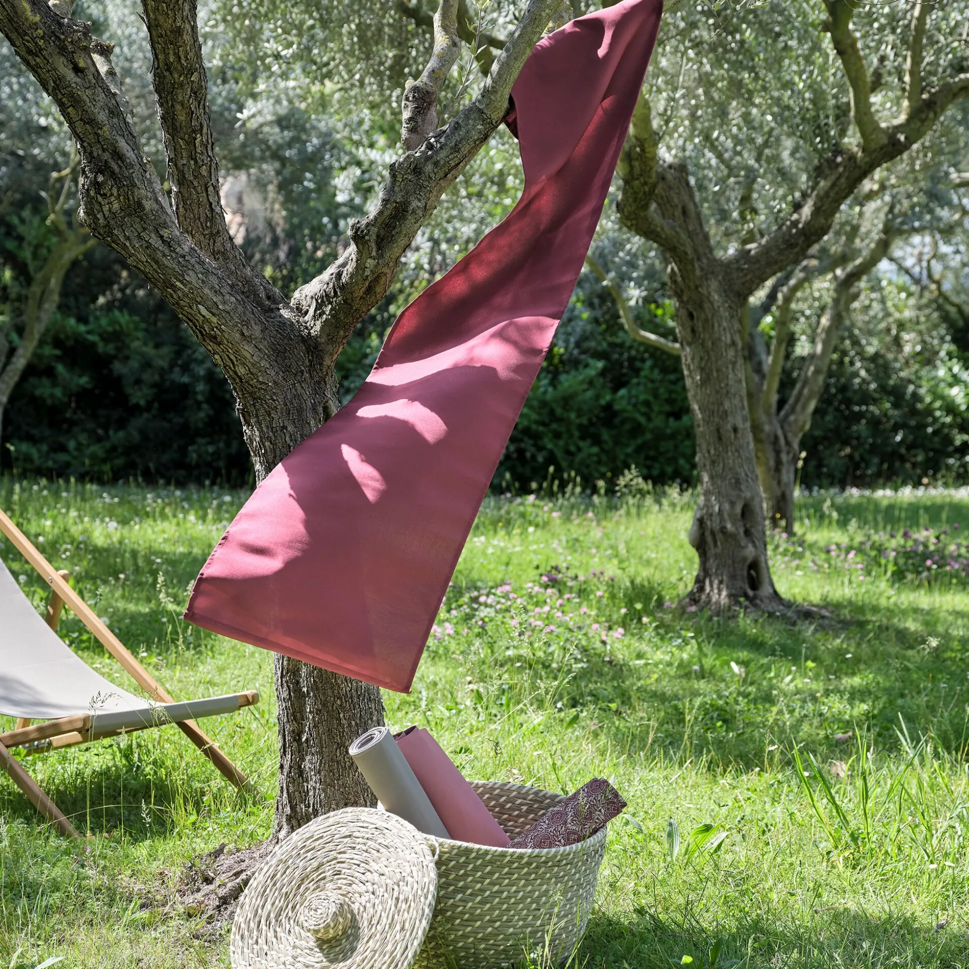 Toile de chilienne de jardin - rouge sumac