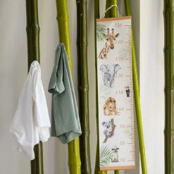 Toise murale motifs savane - vert clair