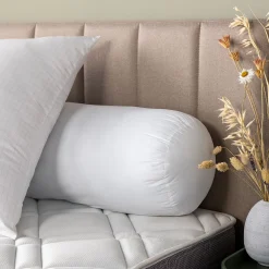 Traversin moelleux synthétique en fibre creuse siliconée - 90cm