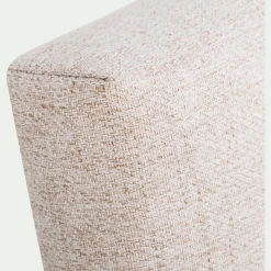 Tête de lit capitonnée en tissu L162cm - beige