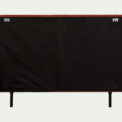 Tête de lit capitonnée en tissu L182cm - terracotta