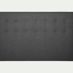 Tête de lit capitonnée en tissu L140cm - gris couture