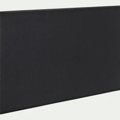 Tête de lit droite en tissu - gris anthracite L190cm