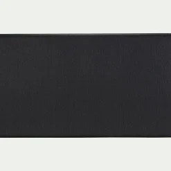 Tête de lit droite en tissu - gris anthracite L190cm