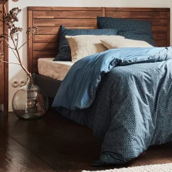 Tête de lit en acacia massif - bois foncé L160cm