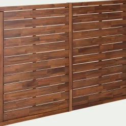 Tête de lit en acacia massif - bois foncé L160cm