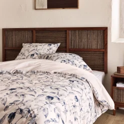 Tête de lit en acajou L170cm - bois foncé