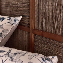 Tête de lit en acajou L170cm - bois foncé