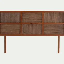 Tête de lit en acajou L170cm - bois foncé