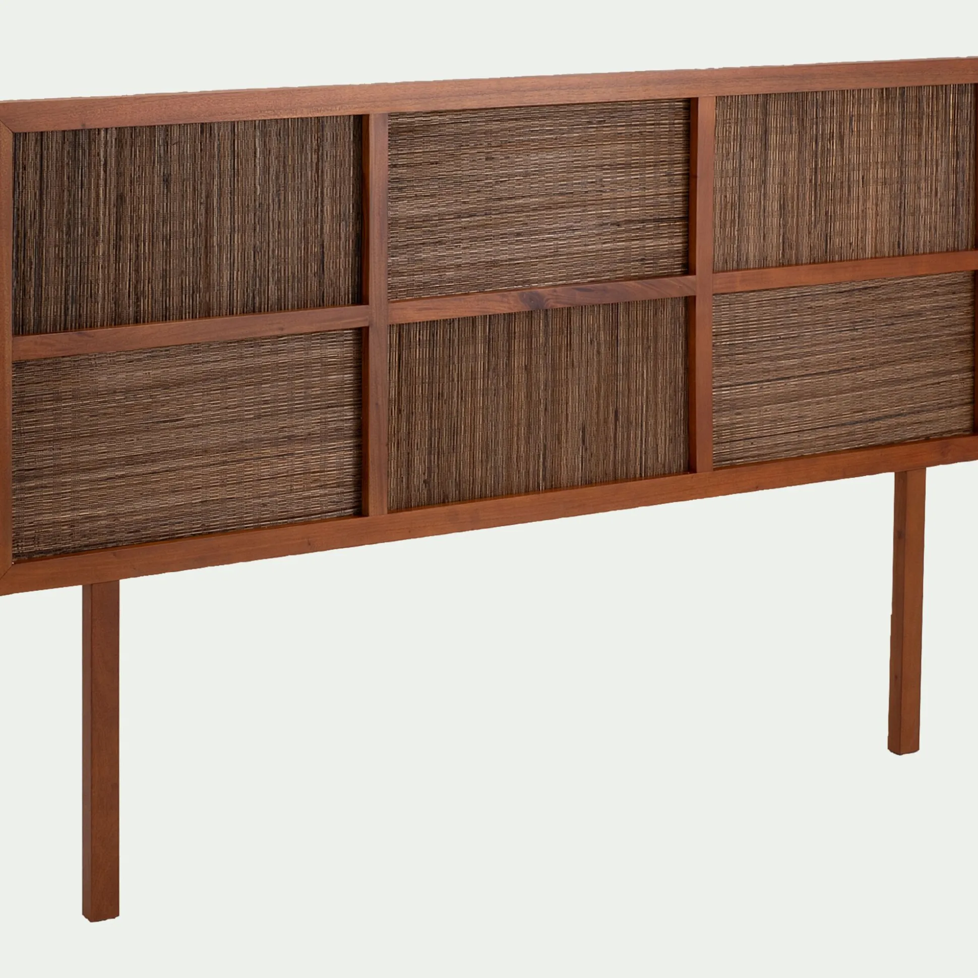 Tête de lit en acajou L170cm - bois foncé