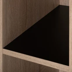 Tête de lit en bois avec rangement - effet chêne clair L165cm